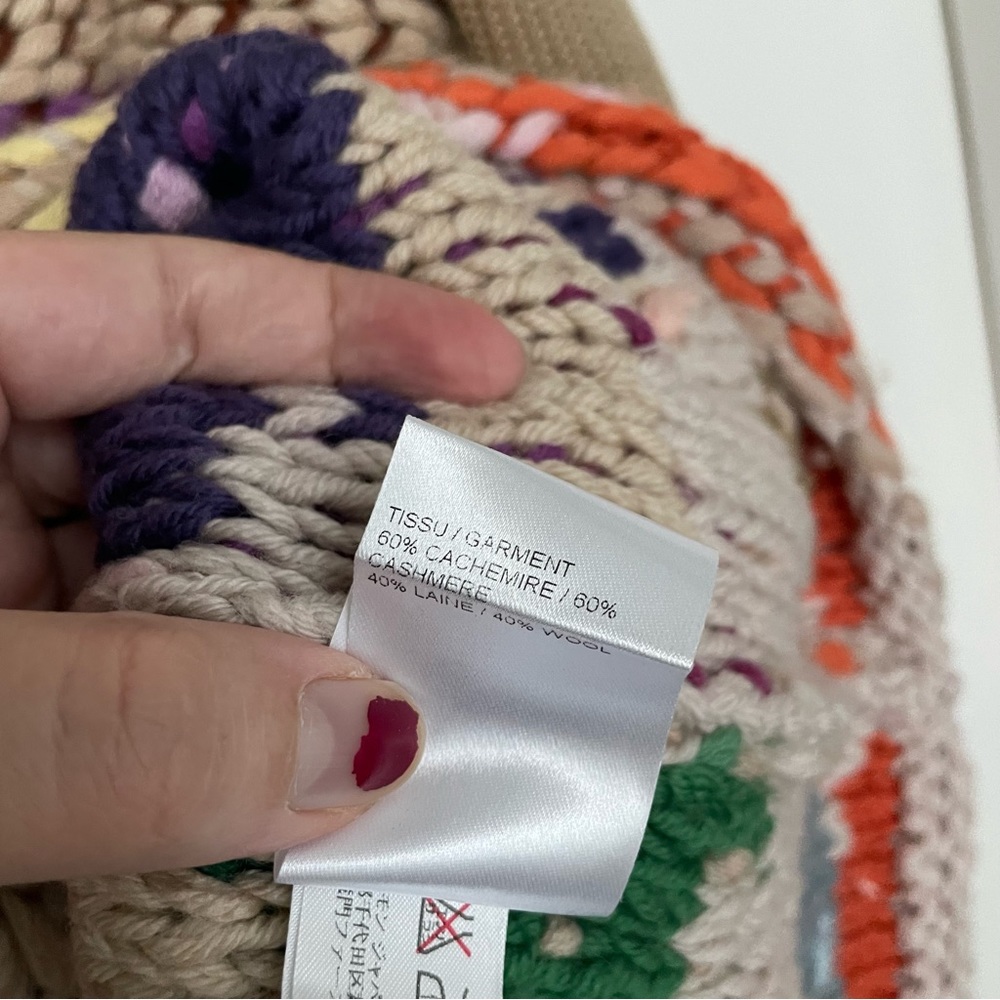 CHLOE Chunky Knit Multi-color Runway Sweater \\ S - Picture 13 of 14